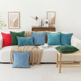 VelvetNest Chenille Luxuriöses Kissenbezug-Set (2 Stück) – Superweiche 45×45 cm