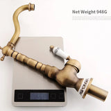 AntiqFlow Premium Messing Küchenarmatur