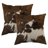 KlimPaws Luxuriöser Kissenbezug in Kuhfell-Optik