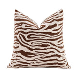 ZebraLux Jacquard-Kissenhülle – Modern, Minimalistisch und Dezent Luxuriös