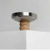 Nordischer Luxus Aromatherapie Tablett – Edelstahl-Dekotablett mit Edelsteinelementen