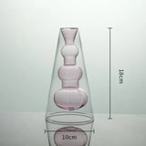 FloraLume Kreative Glasblumenvase