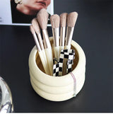 Nordischer Stil Runde Keramik-Aufbewahrungstopf