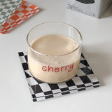 Nordischer Schachbrett-Tassenuntersetzer