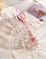 LumiFeast Leichtes Transparentes Glas-Geschirrset