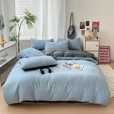 WaffleComfort Modernes Waffel-Bettwäsche-Set