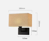 LumaTex Wandlampe – Moderne Stoff-Wandleuchte