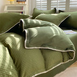 DreamWaffle Premium Waffelstruktur-Bettwäsche-Set – Weich, atmungsaktiv