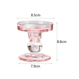 RoséAura Glas-Kerzenhalter