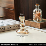 AuroraLuxe Europäischer Glas-Kerzenhalter