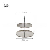 OrgaTier RVS Mehrschicht-Displaytray