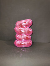 DiscoBloom Mini Silberne Discokugel-Vase