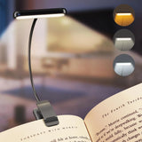 LumiClip FlexiLeselampe – Ultralight LED-Clip-On Leselampe mit 360° Biegestab