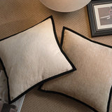 CheniLuxe Französischer Chenille-Kissenbezug