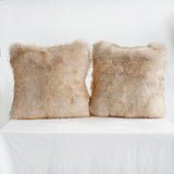 VeluSoft Luxus Kunstfell-Kissenbezug – Ultra-weicher Flauschiger Kissenbezug