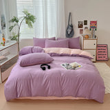 WaffleComfort Modernes Waffel-Bettwäsche-Set