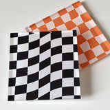 Nordischer Schachbrett-Tassenuntersetzer