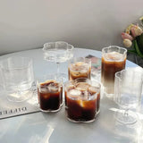 CrystalSip Vintage Geriffelte Gläser