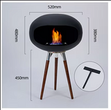 AuroraFlame Premium Bio-Ethanol Kamin – Kaminlose Design-Feuerstelle