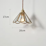 AuroraLux Messing-Glas Pendelleuchte – Zeitlose Eleganz mit modernem Luxus