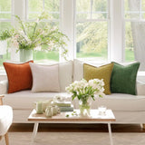 VelvetNest Chenille Luxuriöses Kissenbezug-Set (2 Stück) – Superweiche 45×45 cm