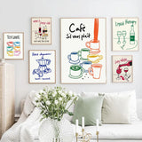 VinoCrab Modernes Food-Art Canvas