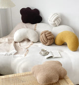 NordicWool Rollkugel-Kissen – Modernes Runddesign, Ultrweich und Elegante Skandinavische Wärme