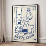 VinoCrab Modernes Food-Art Canvas