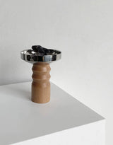 Nordischer Luxus Aromatherapie Tablett – Edelstahl-Dekotablett mit Edelsteinelementen