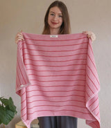 Luxuriös Gestreiftes Gekämmtes Baumwoll-Handtuch