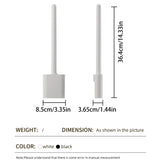 EcoClean Luxe Schwarz Toilettenbürsten-Set