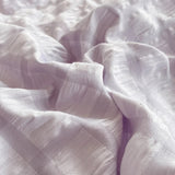 Koreanische Spitzen-Seersucker Luxus-Bettwäsche – Atmungsaktives TWILL-Bettbezug-Set mit edler Spitzenverzierung (3-teilig, ohne Füllung)