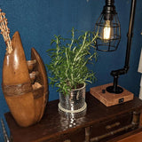 DiscoGlow Spiegelnder Keramik-Blumentopf