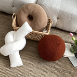 NordicWool Rollkugel-Kissen – Modernes Runddesign, Ultrweich und Elegante Skandinavische Wärme