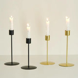 Auréline Goldener Metall-Kerzenhalter