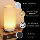 Lumisoft Warme Stoff-LED Tischlampe