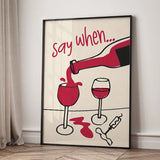 VinoCrab Modernes Food-Art Canvas