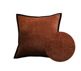 CheniLuxe Französischer Chenille-Kissenbezug