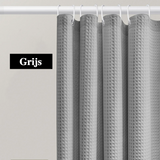 HydroWafel – Luxuriöser Duschvorhang mit Waffelstruktur