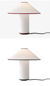 Colette Wabi-Sabi Tischlampe – Japanische Stoff Art Design Pilzlampe