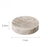 Natürliche Silbergraue Cave-Stone Luxus-Badaccessoires-Set – Seifenspender in Marmoroptik, Shampooflasche, Taschentuchbox & Ablage