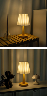 NordFold Nordic Plissee Tischlampe