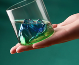 FujiGlaze 3D-Berg-Whiskyglas