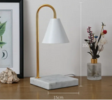 AromaGlow Retro Marmor Aromatherapie-Waxlamp