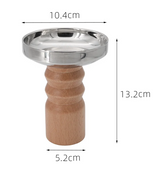 Nordischer Luxus Aromatherapie Tablett – Edelstahl-Dekotablett mit Edelsteinelementen