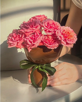 RoseBlüte Keramische Rosenvase – Künstlerische blumenförmige Vase