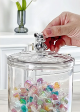 Klarivo Transparente Aufbewahrungsgläser mit Deckel